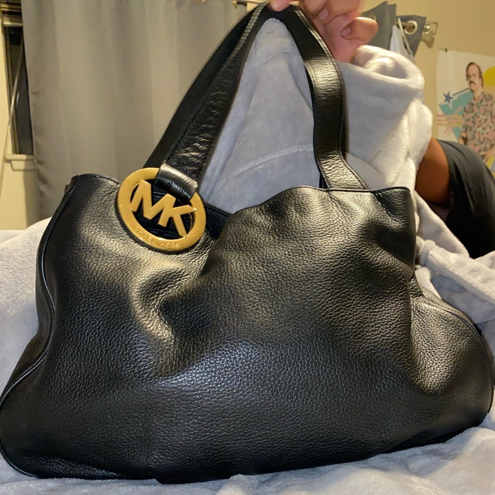 Michael Kors black shoulder bag